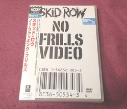 Skid Row No Frills Video Dvd Ntsc Region-2 - $145.00