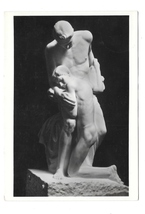 Heinrich Zita Heimkehr Homecoming Nude Sculpture RPPC Karl Kuhne 4X6 Postcard - $9.95