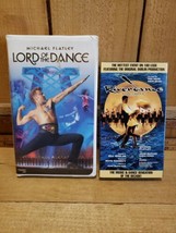 Lot of 2 VHS RIVERDANCE &amp; LORD OF THE DANCE Michael Flatley  - £12.54 GBP