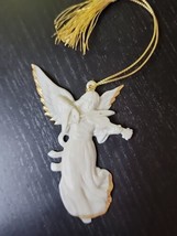 Lenox Porcelain Golden Renaissance Angel Collection Violin Christmas Ornament - £21.44 GBP