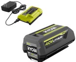 Ryobi 40V Battery and Charger Kit 4.0 Ah Lithium-Ion Battery Set OEM OP4... - $238.99
