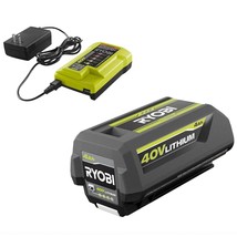 Ryobi 40V Battery and Charger Kit 4.0 Ah Lithium-Ion Battery Set OEM OP4... - £186.85 GBP