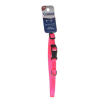 Coastal Pet Nylon Dog Collar in Neon Pink - Tuff Collar with Unique Curved Snap- - £4.69 GBP+