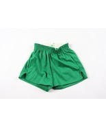NOS Vintage 70s Boys Medium Blank Unlined Gym Running Soccer Shorts Gree... - $41.62 CAD