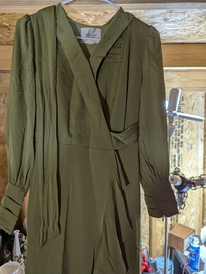 veiled collection polyester xs maternity dress - $59.40