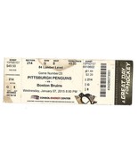 Jan 7 2015 Boston Bruins @ Pittsburgh Penguins Ticket Patrice Bergeron 2... - £15.77 GBP