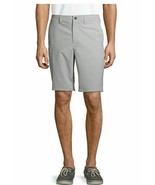 George Men&#39;s Outdoor Flat Front Shorts Size 46 Light Grey Color 10&quot; Inseam - $17.41