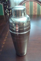 Vintage Grey Goos stainless vodka mixer 9 1/2&quot; tall, with original label[*trive] - £27.40 GBP