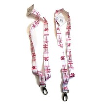Lot of 2 New York Yankees Lanyard Key Chain Metal Clasp 19&quot;L X 1&quot;W Pink ... - £9.92 GBP