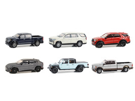 &quot;Showroom Floor&quot; Set of 6 Cars Series 4 1/64 Diecast Model Cars by Green... - $72.81