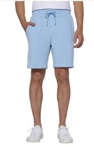 Infinity Mens Shorts Blue Sweat Luxe Stretch Pockets Comfortable Heavywe... - $746.78 MXN