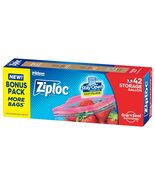 Ziploc Gallon Food Storage Bags Stay Open Stand-Up Bottom 42 Count - €15,06 EUR