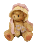 Cherished Teddies Bear Figurine 2001 Pansy # 726761 Limited Edition - $148.92 MXN