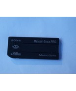 Genuine Sony 256 MB Memory Stick Pro Duo Memory Card MSX-256S Made In Japan - $14.84