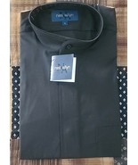NEIL ALLYN ~  Long Sleeve ~ Black ~ Button Up ~ Men&#39;s Small ~ Cotton Shirt - $42.10 CAD