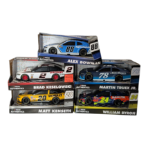 2018 New NASCAR Authentics 1:24 Lot William Byron Brad Keselowski Alex B... - $1,118.17 MXN
