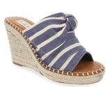 Sugar Hundreds Women Sandals Size US 9M Espadrille Wedge Heel Slide Navy... - £32.44 GBP