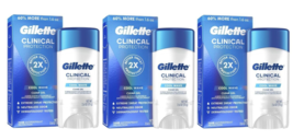 Gillette Antiperspirant Deodorant, Clinical Clear Gel, Cool Wave, 72 Hr. 3 Pack - £30.43 GBP