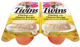 Inaba Twins Chicken with Cheese Recipe Side Dish for Cats 2 count Inaba ... - £11.36 GBP