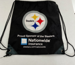 Pittsburgh Steelers nationwide insurance Promotional Back Pack Sack Draw... - $19.75