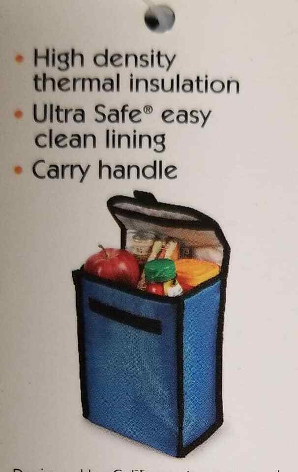Arctic Zone Insulated Lunch Bag Easy Clean Lining Color Red (LOC TUB L-38) Item image 2