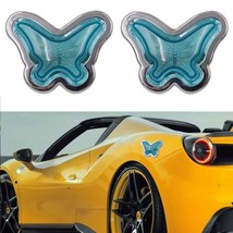 2PCS Blue Butterfly Shaped Side Marker / Accessory / Led Light / Turn Signal - £26.16 GBP