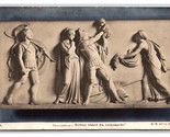 RPPC Hector Taking Leave of Andromache and Astyanax Marble Relief Postca... - $3.91