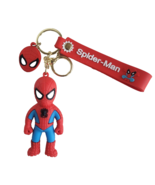Marvel Spider-Man Keychain Superhero Figure Bag Charm Strap Avengers Com... - $163.21 MXN