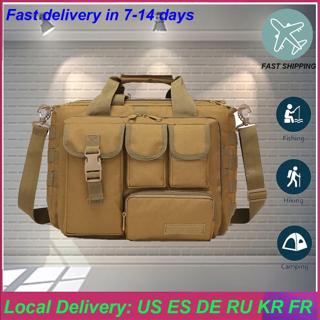 OULYLAN Men Big Capacity Outdoor Large Capacity Army Military Bag Laptop Bags - £39.24 GBP