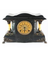 Seth Thomas Adamantine Mantle Clock Shasta Model 35 c1900 w/ Original Bo... - $623.70