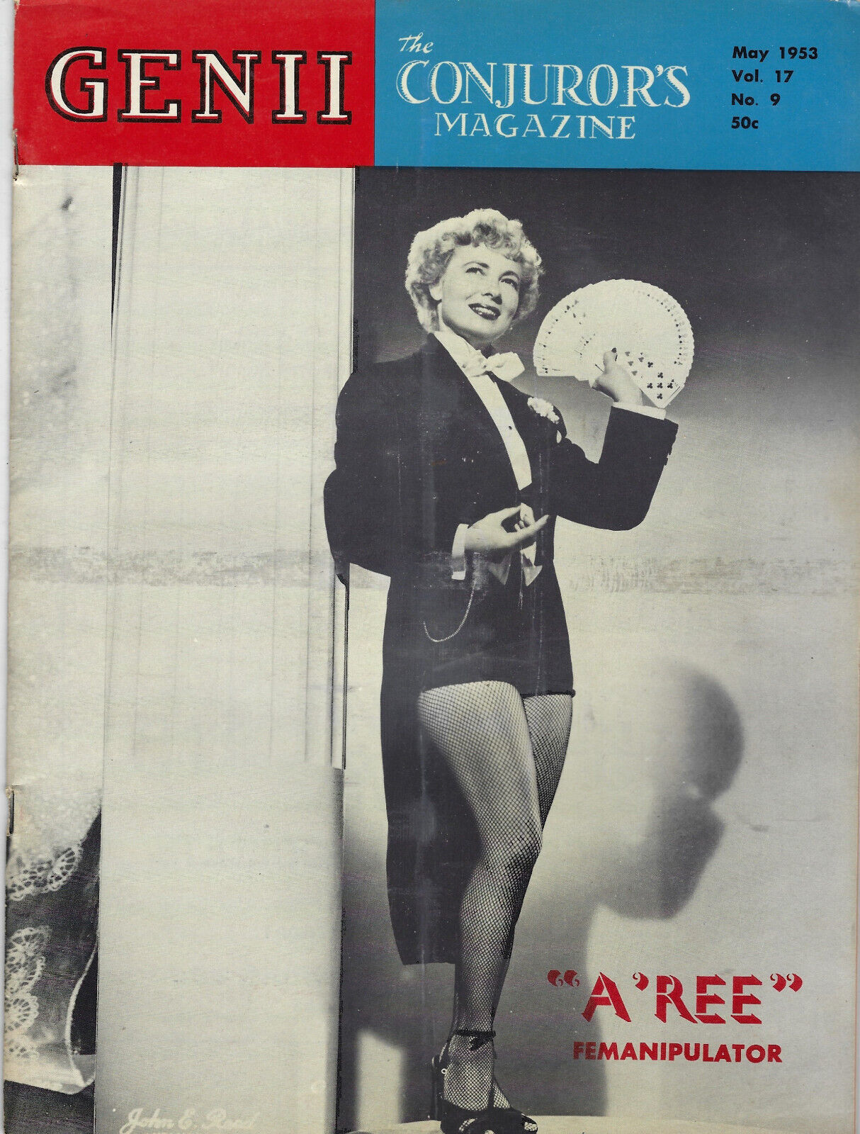 Genii The Conjurors&#39; Magazine May 1953 Vol. 17 No. 9 - $9.75