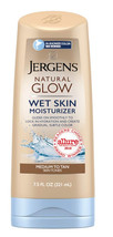 Jergens Natural Glow Wet Skin Moisturizer, Medium to Tan, 7.5 fl oz  - £11.95 GBP