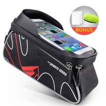 Top Tube Front Frame Bike Bag Waterproof Touch Screen Phone Case - $15.47