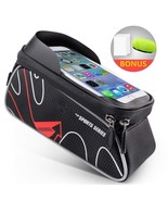 Top Tube Front Frame Bike Bag Waterproof Touch Screen Phone Case - £11.56 GBP