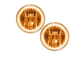 Fits Oracle 11-14 Dodge Charger LED Amber Halo Rings Fog Lights Bulbs - $105.40