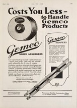 1926 Print Ad Gemco Shock Absorbers &amp; Automobile Bumpers Gemco Mfg Milwaukee,WI - £16.78 GBP