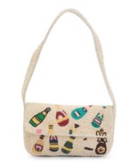 VIRAL Champagne Beaded Shoulder Bag - Made In India - €75,35 EUR