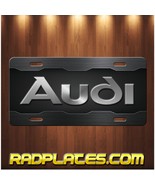 AUDI Inspired Art on Simulated Grill Aluminum Vanity license plate Tag New - £13.99 GBP