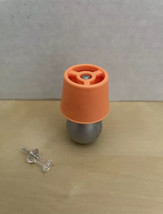 Mattel Barbie Doll Furniture Silver Orange Table Lamp Dreamhouse Dollhouse - $11.09 CAD