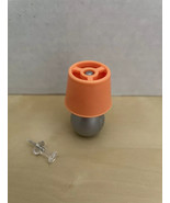 Mattel Barbie Doll Furniture Silver Orange Table Lamp Dreamhouse Dollhouse - $10.51 CAD