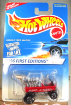 1996 Hot Wheels #374 First Editions 9/12 RADIO FLYER WAGON Red w/BW Spokes China - $9.00