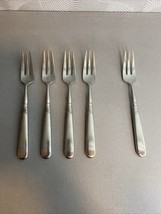 Yamazaki Stainless OLD DENMARK Set of 5 Salad Forks  6 5/8” (1 Damaged) - $64.45