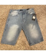 Mens True Religion Rocco Light Wash Relaxed Skinny Denim Shorts - 108085... - $1,381.69 MXN