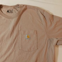 Carhartt Loose Fit Men's Brown Short Sleeve Crewneck Casual T-Shirt Size XL image 4