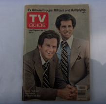 VINTAGE TV GUIDE  MAGAZINE OCT 1-7  1977  SQUIRE FRIDELL &amp; TONY ROBERTS - £11.59 GBP