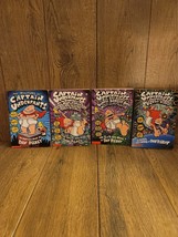 The Adventures Of Captain Underpants novels one, three, six, and eight 4 books - £17.70 GBP