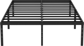 Queen Bed Frame Metal Platform, Max 3500Lbs Heavy Duty Metal Slat Suppor... - $115.48