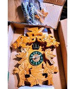J C Penney Quartz Cuckoo Clock w/Night Eye NIB! - $117.81
