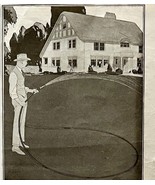 1920 Goodyear Tire Lawn Hose Advertisement Garden Home Ephemera 14 x 5.5&quot; - $372.98 MXN