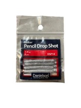 Danielson Sinker Drop Shot Pencil Multi 1/4 Ounce DSP14 6 Pieces - $8.35